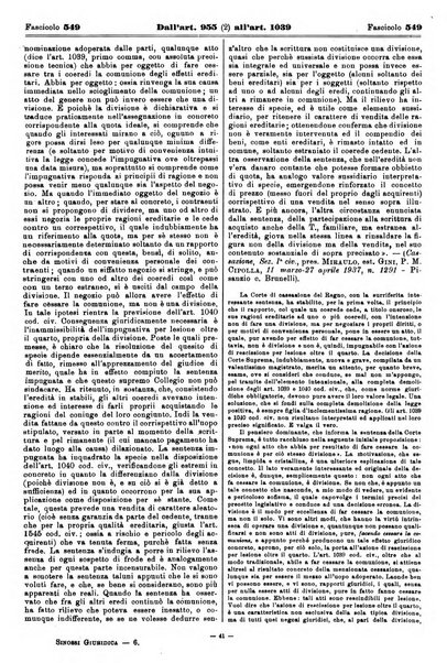 Sinossi giuridica compendio ordinato di giurisprudenza, scienza e bibliografia ...