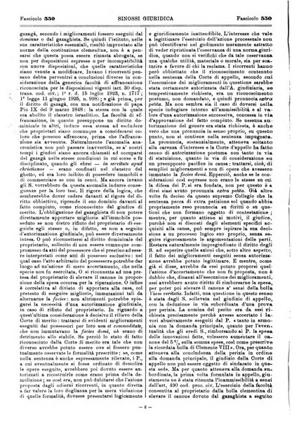 Sinossi giuridica compendio ordinato di giurisprudenza, scienza e bibliografia ...