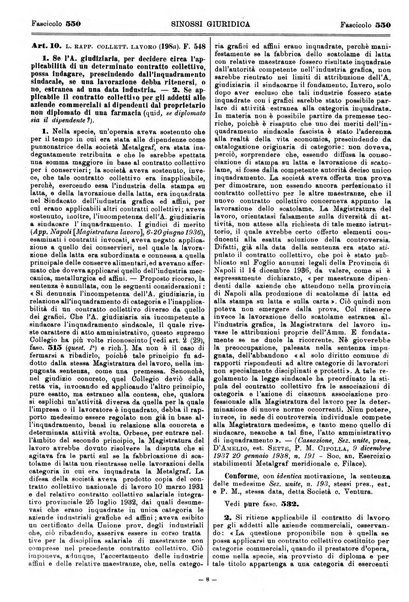 Sinossi giuridica compendio ordinato di giurisprudenza, scienza e bibliografia ...