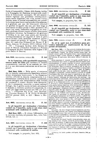 Sinossi giuridica compendio ordinato di giurisprudenza, scienza e bibliografia ...