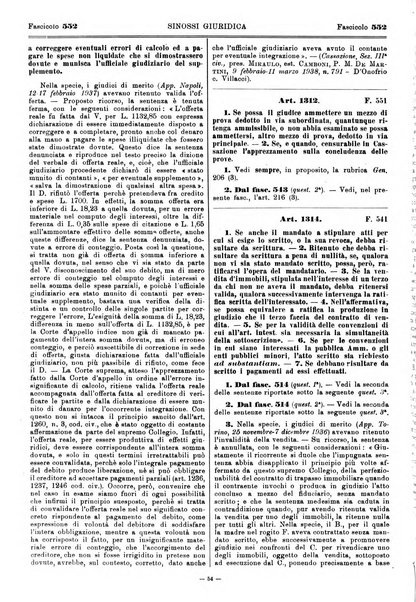 Sinossi giuridica compendio ordinato di giurisprudenza, scienza e bibliografia ...