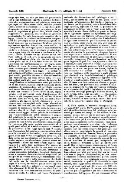 Sinossi giuridica compendio ordinato di giurisprudenza, scienza e bibliografia ...