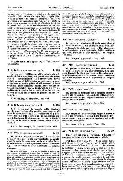 Sinossi giuridica compendio ordinato di giurisprudenza, scienza e bibliografia ...