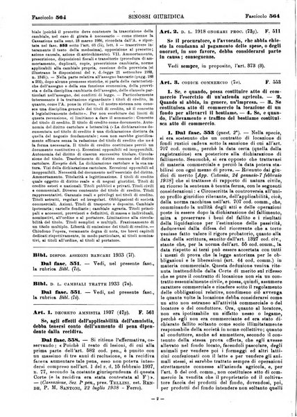 Sinossi giuridica compendio ordinato di giurisprudenza, scienza e bibliografia ...