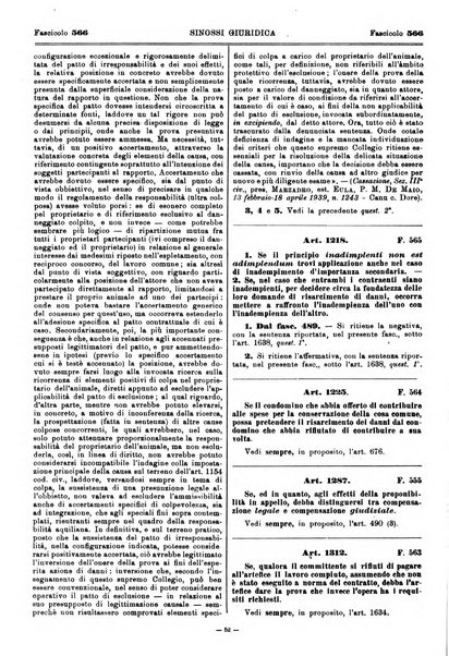 Sinossi giuridica compendio ordinato di giurisprudenza, scienza e bibliografia ...