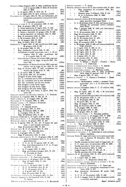 Sinossi giuridica compendio ordinato di giurisprudenza, scienza e bibliografia ...