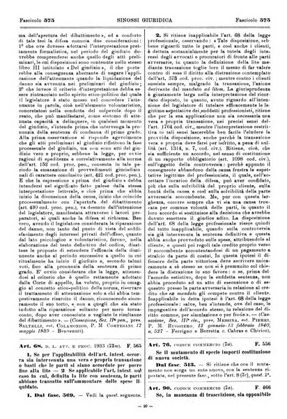 Sinossi giuridica compendio ordinato di giurisprudenza, scienza e bibliografia ...