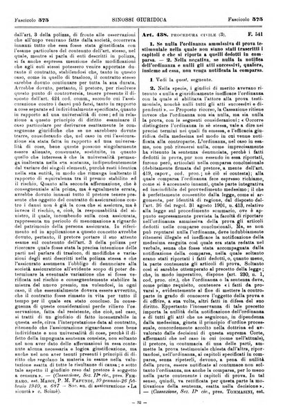 Sinossi giuridica compendio ordinato di giurisprudenza, scienza e bibliografia ...