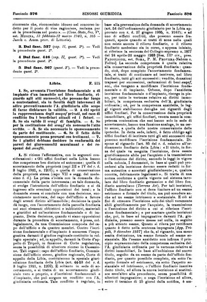 Sinossi giuridica compendio ordinato di giurisprudenza, scienza e bibliografia ...