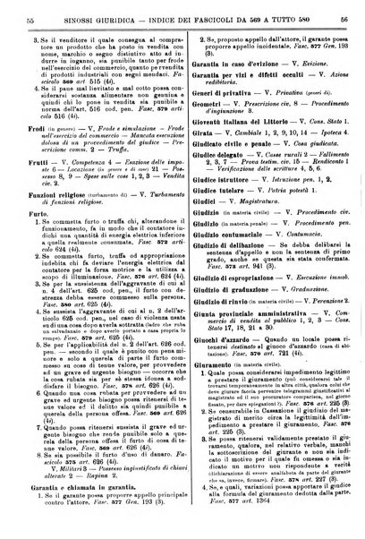 Sinossi giuridica compendio ordinato di giurisprudenza, scienza e bibliografia ...