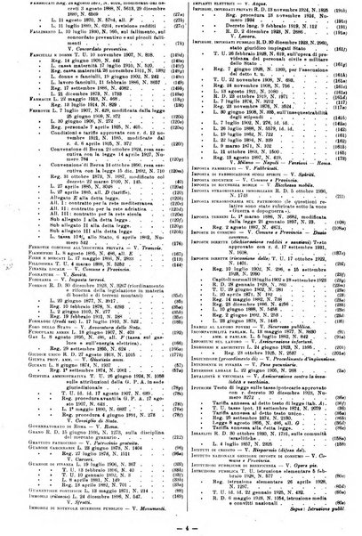 Sinossi giuridica compendio ordinato di giurisprudenza, scienza e bibliografia ...