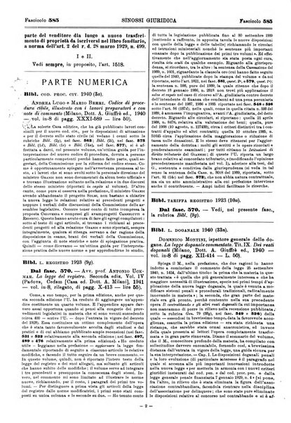 Sinossi giuridica compendio ordinato di giurisprudenza, scienza e bibliografia ...