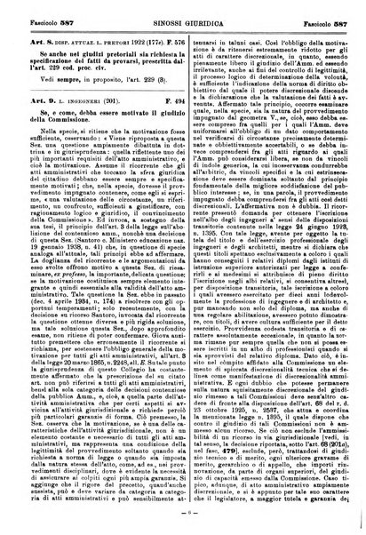 Sinossi giuridica compendio ordinato di giurisprudenza, scienza e bibliografia ...