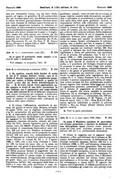 Sinossi giuridica compendio ordinato di giurisprudenza, scienza e bibliografia ...