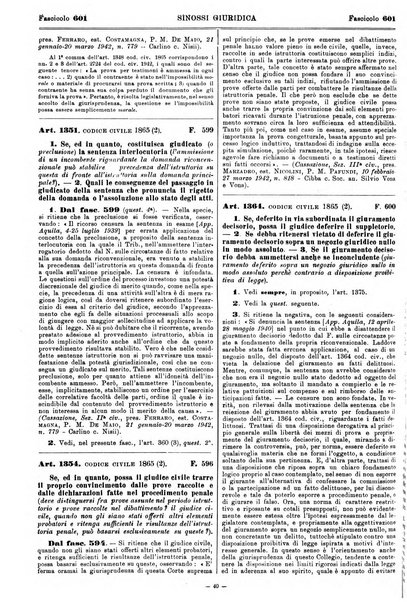 Sinossi giuridica compendio ordinato di giurisprudenza, scienza e bibliografia ...