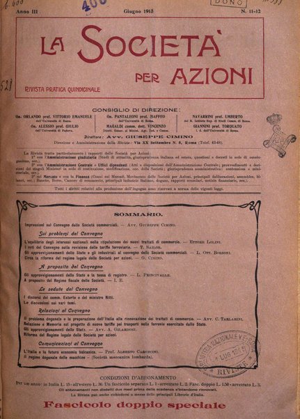 La societa per azioni rivista pratica quindicinale