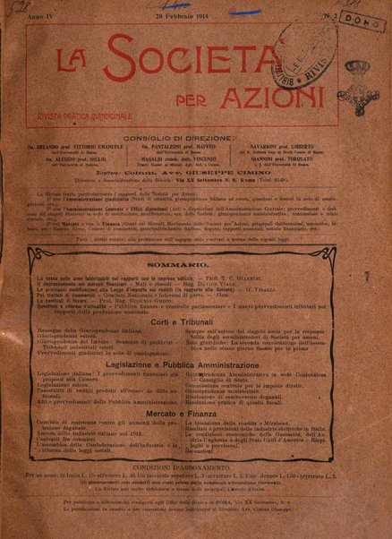 La societa per azioni rivista pratica quindicinale