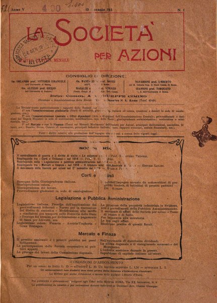 La societa per azioni rivista pratica quindicinale