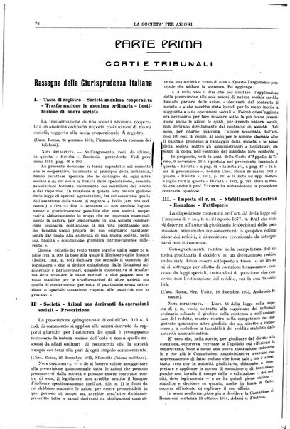 La societa per azioni rivista pratica quindicinale