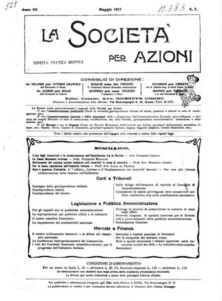 La societa per azioni rivista pratica quindicinale