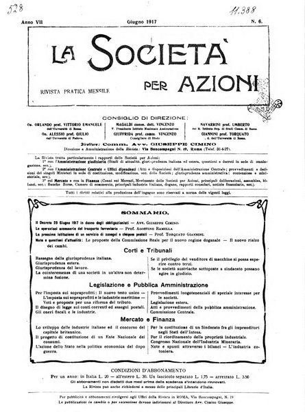 La societa per azioni rivista pratica quindicinale