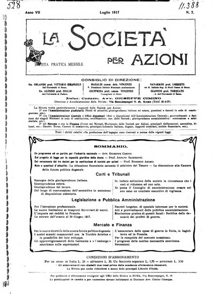 La societa per azioni rivista pratica quindicinale