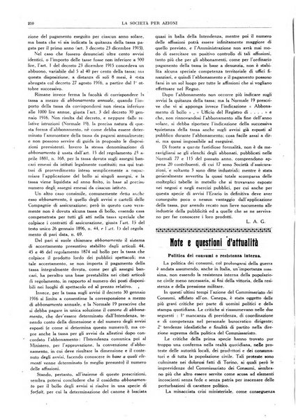 La societa per azioni rivista pratica quindicinale