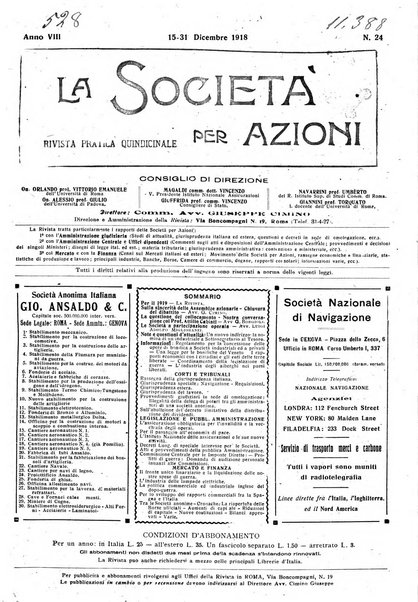 La societa per azioni rivista pratica quindicinale