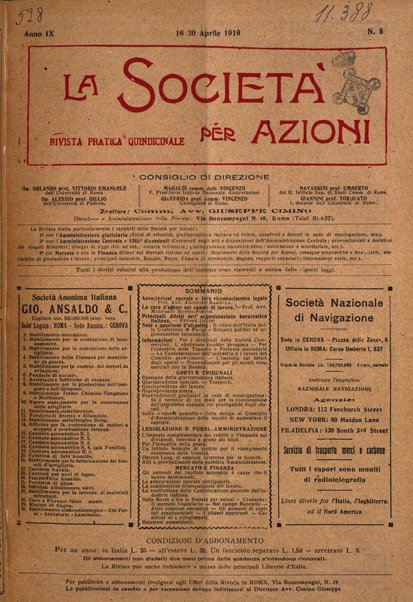 La societa per azioni rivista pratica quindicinale