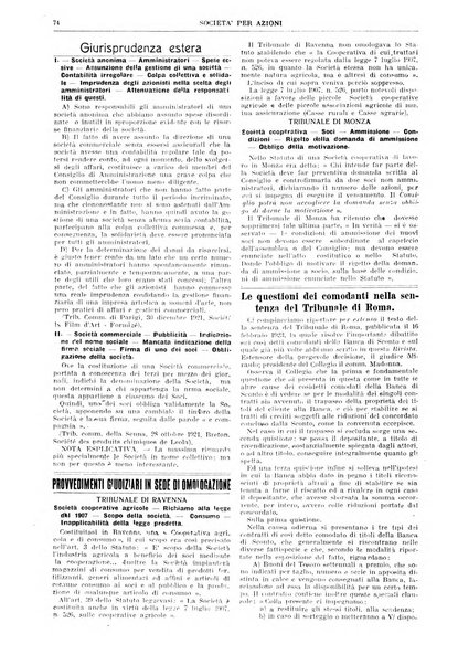 La societa per azioni rivista pratica quindicinale