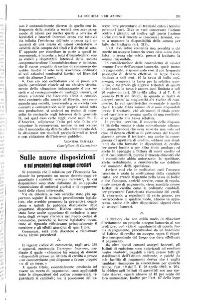 La societa per azioni rivista pratica quindicinale