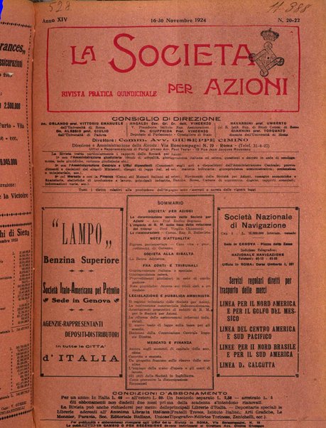 La societa per azioni rivista pratica quindicinale