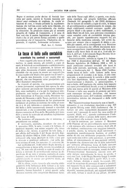 La societa per azioni rivista pratica quindicinale