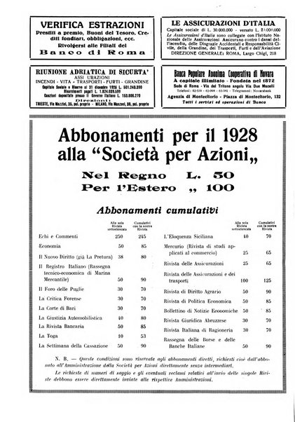 La societa per azioni rivista pratica quindicinale