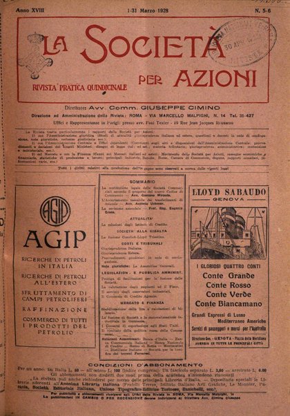 La societa per azioni rivista pratica quindicinale