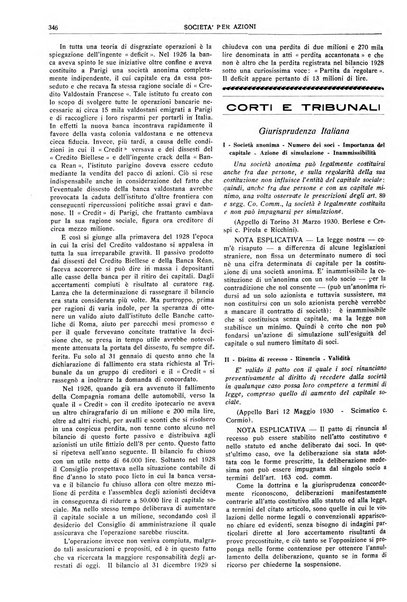 La societa per azioni rivista pratica quindicinale