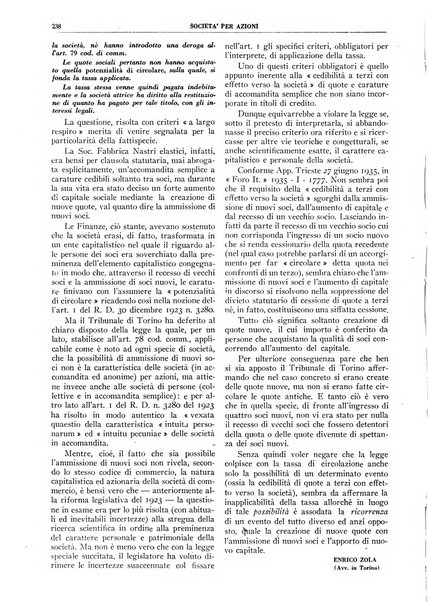 La societa per azioni rivista pratica quindicinale