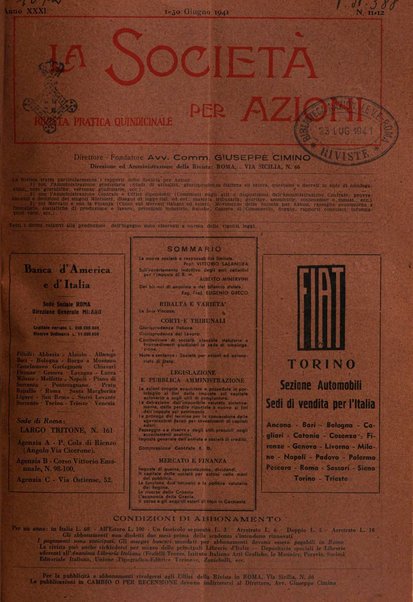 La societa per azioni rivista pratica quindicinale