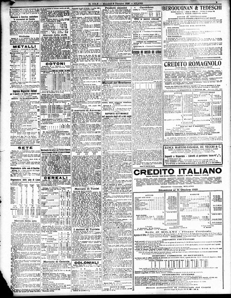 Il sole : giornale commerciale, agricolo, industriale... : organo ufficiale della Camera di commercio e industria di Milano ...