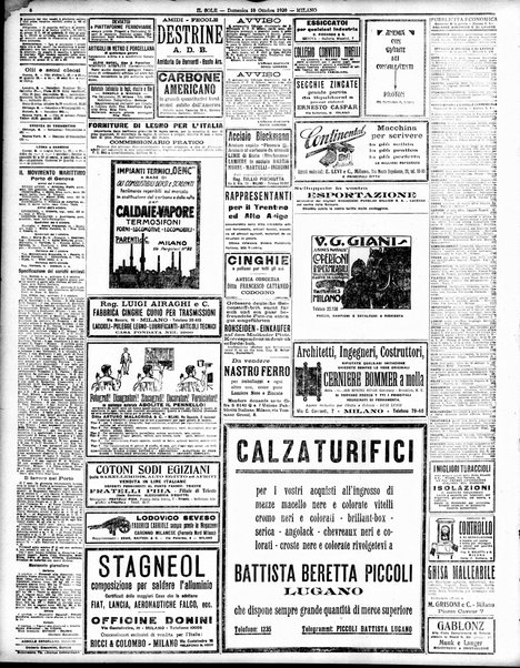 Il sole : giornale commerciale, agricolo, industriale... : organo ufficiale della Camera di commercio e industria di Milano ...