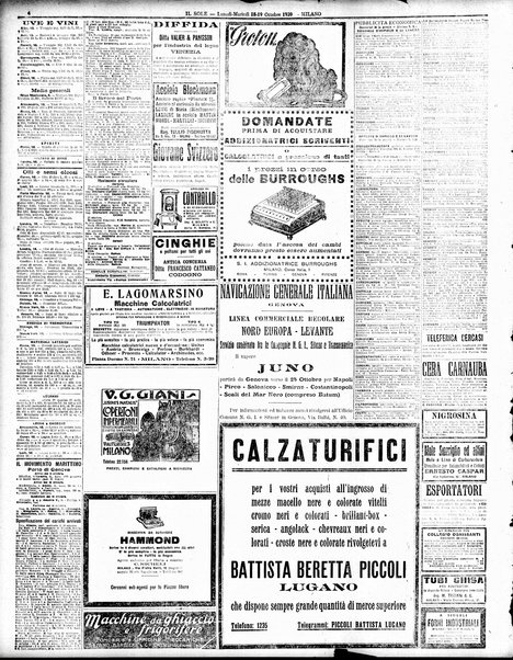 Il sole : giornale commerciale, agricolo, industriale... : organo ufficiale della Camera di commercio e industria di Milano ...