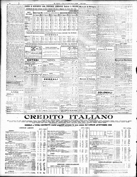 Il sole : giornale commerciale, agricolo, industriale... : organo ufficiale della Camera di commercio e industria di Milano ...