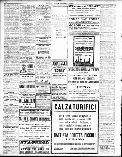 Il sole : giornale commerciale, agricolo, industriale... : organo ufficiale della Camera di commercio e industria di Milano ...