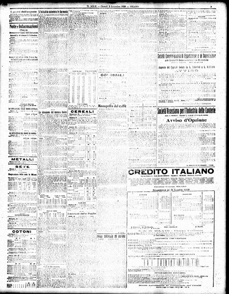 Il sole : giornale commerciale, agricolo, industriale... : organo ufficiale della Camera di commercio e industria di Milano ...