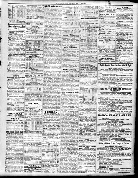 Il sole : giornale commerciale, agricolo, industriale... : organo ufficiale della Camera di commercio e industria di Milano ...