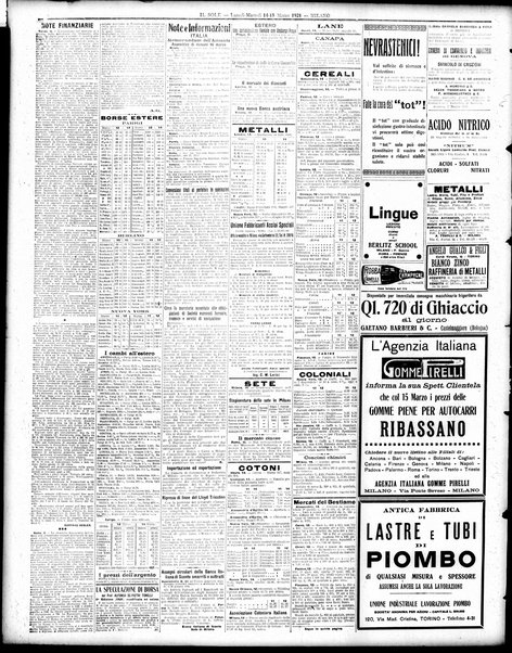 Il sole : giornale commerciale, agricolo, industriale... : organo ufficiale della Camera di commercio e industria di Milano ...