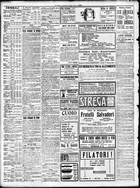 Il sole : giornale commerciale, agricolo, industriale... : organo ufficiale della Camera di commercio e industria di Milano ...