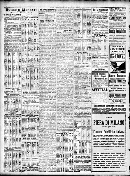 Il sole : giornale commerciale, agricolo, industriale... : organo ufficiale della Camera di commercio e industria di Milano ...