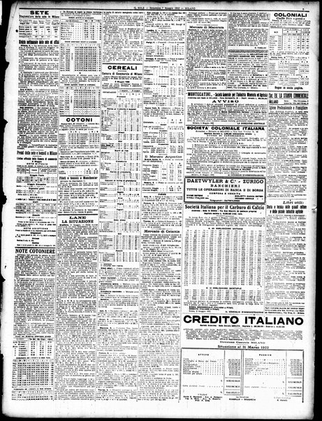 Il sole : giornale commerciale, agricolo, industriale... : organo ufficiale della Camera di commercio e industria di Milano ...