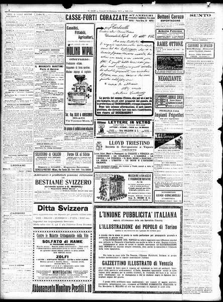 Il sole : giornale commerciale, agricolo, industriale... : organo ufficiale della Camera di commercio e industria di Milano ...